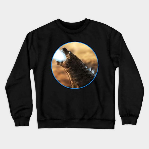 King of the Monsters Crewneck Sweatshirt by A Grimes Studio